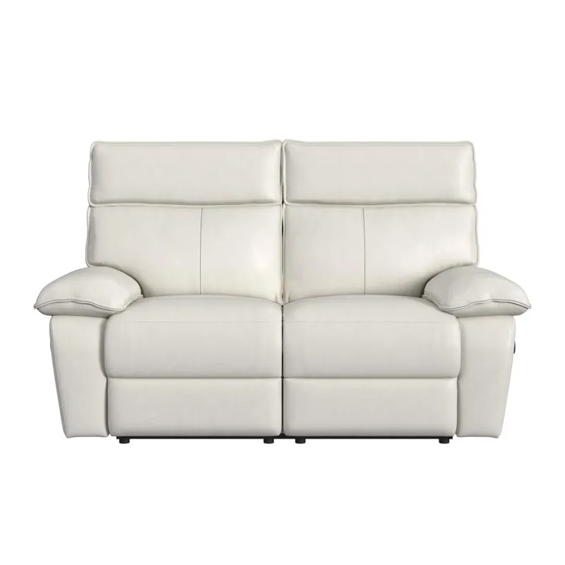 Wildcat Motion Loveseat in Aviarah White