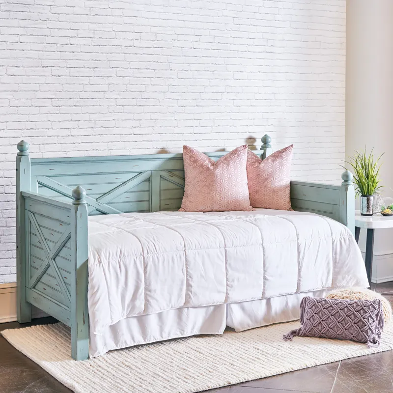 Woodhaven Twin Daybed in Distressed Blue