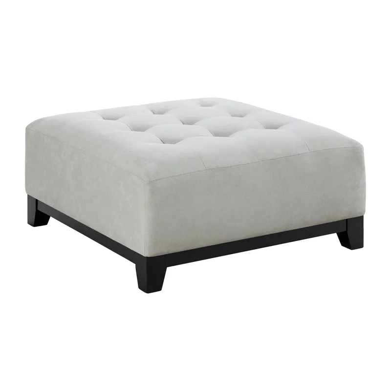 Wyatt Ottoman in Kymberly Stone