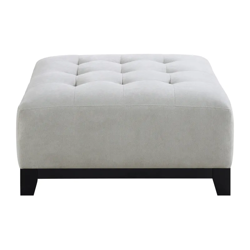 Wyatt Ottoman in Kymberly Stone