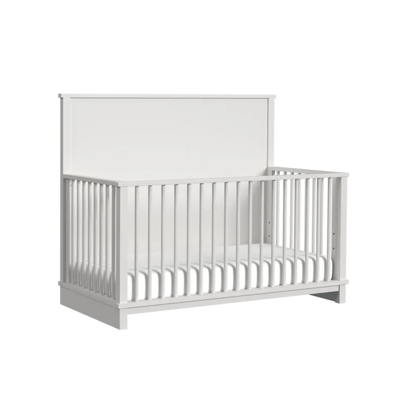 Wyller Crib with Guard Rail in White