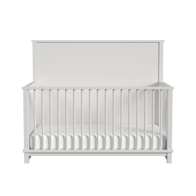 Wyller Crib with Guard Rail in White
