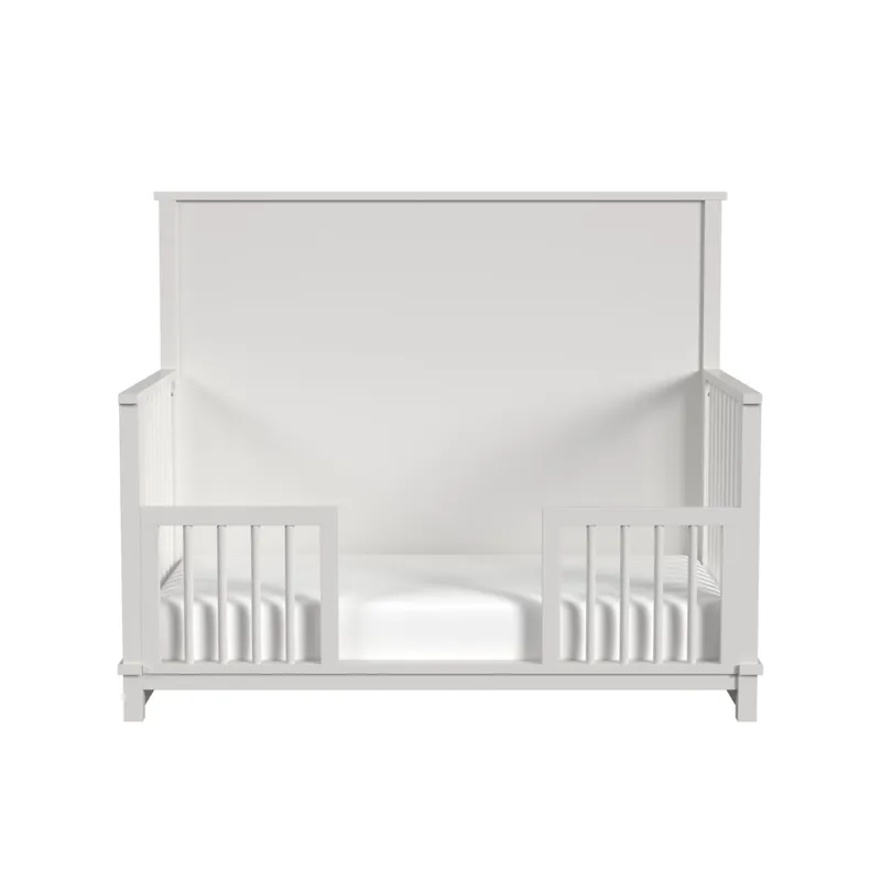 Wyller Crib with Guard Rail in White