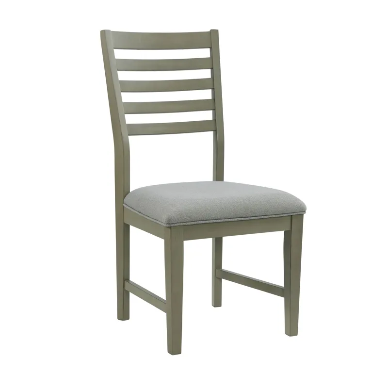 Zig Ladder Back Side Chair Grey