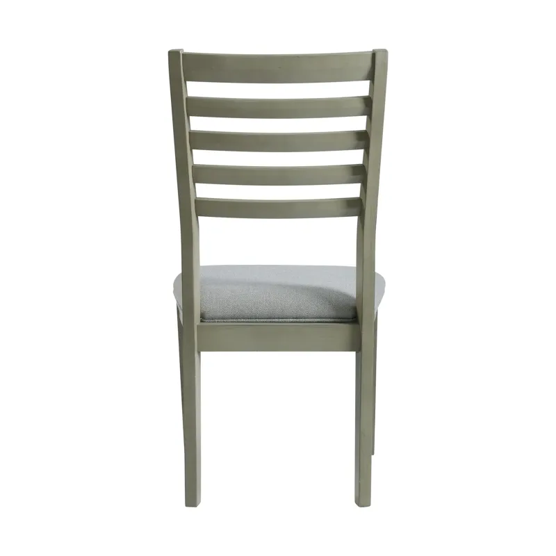 Zig Ladder Back Side Chair Grey