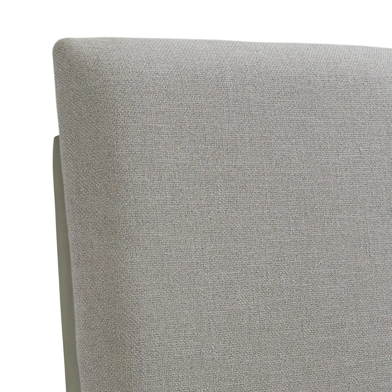 Zig Side Chair W/ Fabric Ladder Back Grey