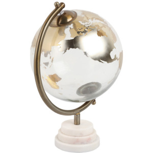 13'' GLASS GLOBE STATUARY