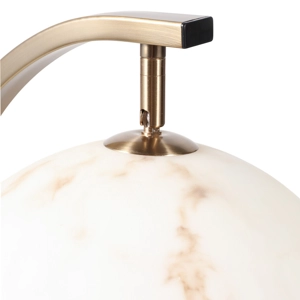 60" Adamah Gold Floor Lamp