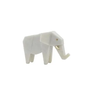 11" WHITE ELEPHANT STATUARY