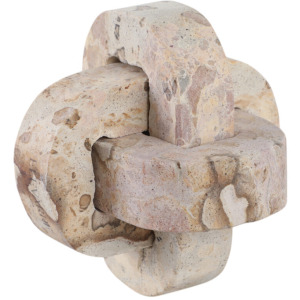 5" Ivory Marble Knot