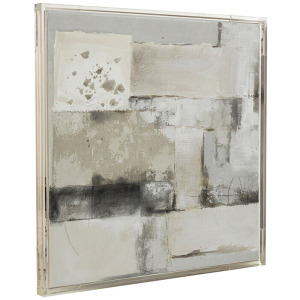 40x40 Lynton Acrylic Frame Handpainted Wall Art