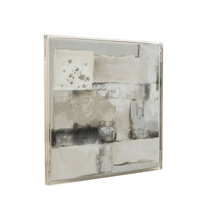 40x40 Lynton Acrylic Frame Handpainted Wall Art