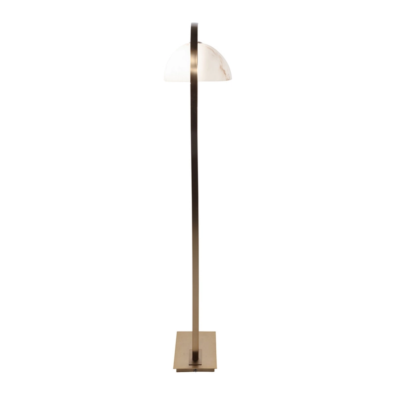 60" Adamah Gold Floor Lamp