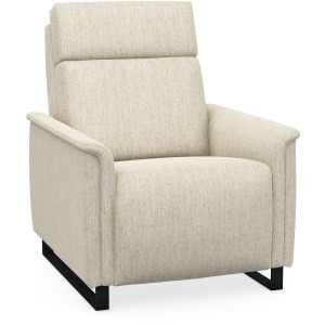 Felix Power Recliner with Power Headrest, Black Legs