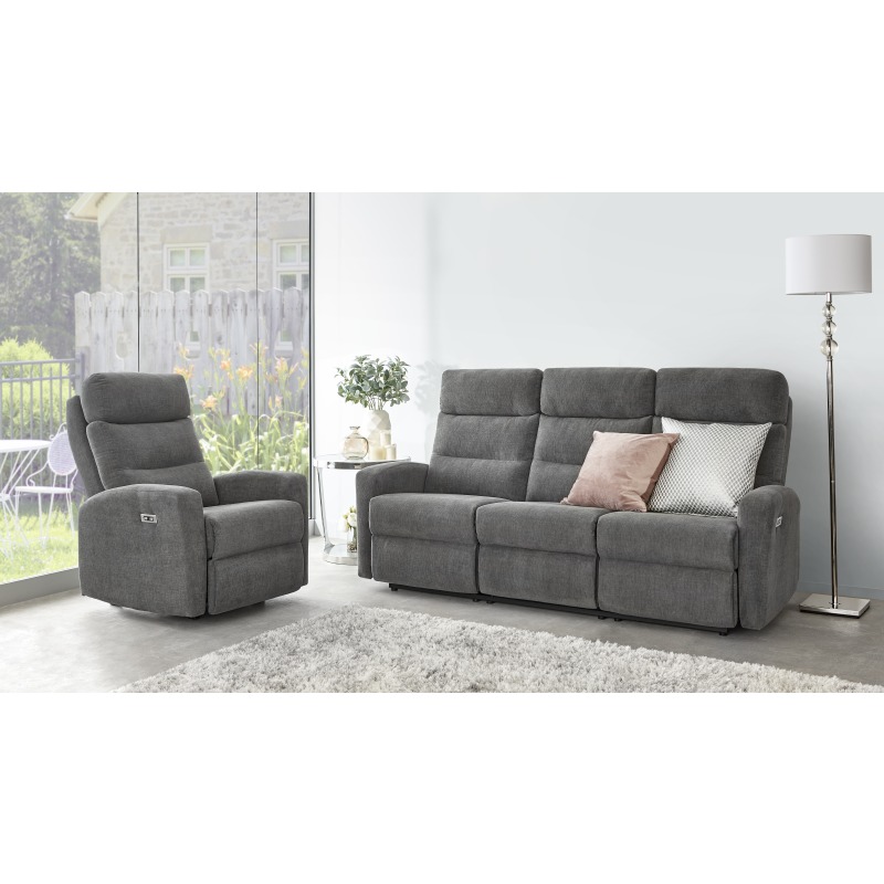Brenna Power Reclining Sofa 40176 by Elran at Willis Furniture & Mattress