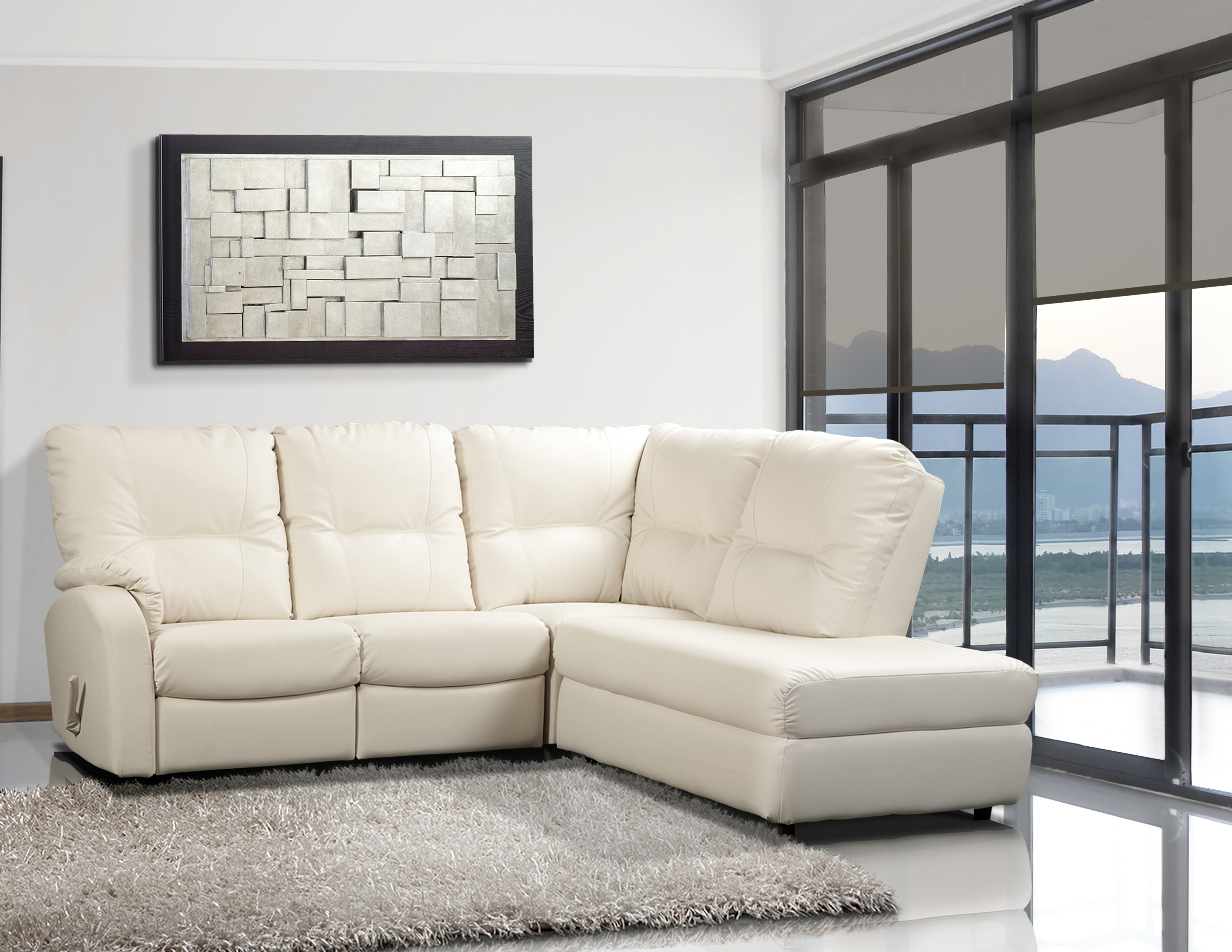 Beatrice Sectional 8099-Z1 by Elran at Willis Furniture & Mattress