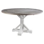 Centerville 65" Round Gathering Table w/Drop Leaf