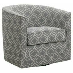 Milo Swivel Chair - Grey Multi