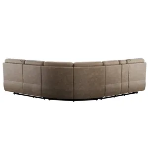 Aurora 3PC Power Reclining Sectional - Brown