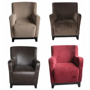 Accent Chair Brown Pu