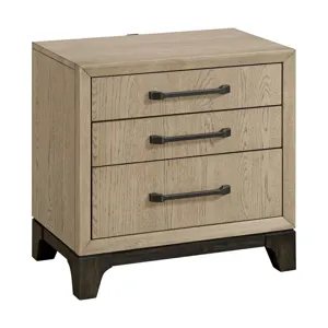 Sutton Place 3 Drawer Nightstand - Carmel