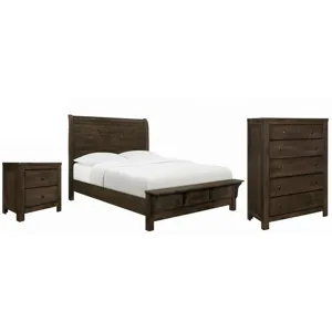 Ashton Hills 3 PC Queen Sleigh Bedroom Set