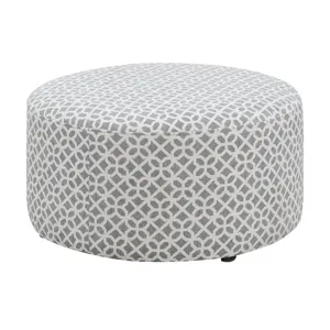 Walker Round Cocktail Ottoman - Multi