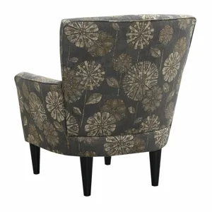 Flower Power Accent Chair - Grey Multi