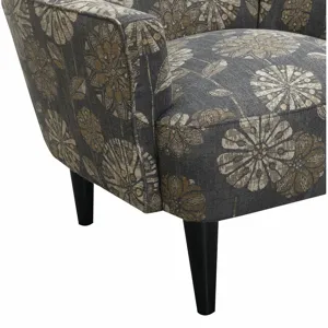 Flower Power Accent Chair - Grey Multi