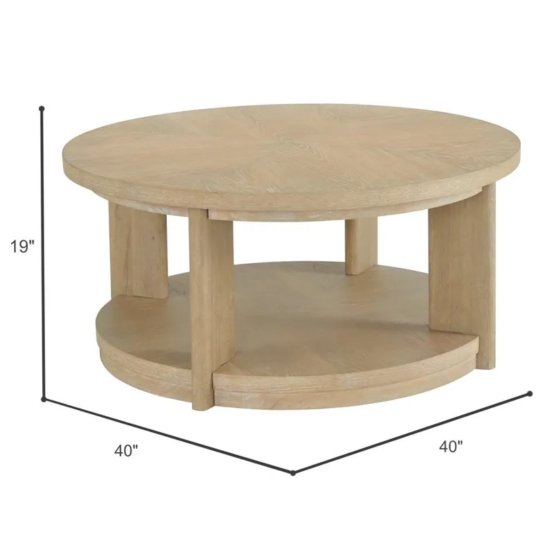 Pacific Grove Round Cocktail Table