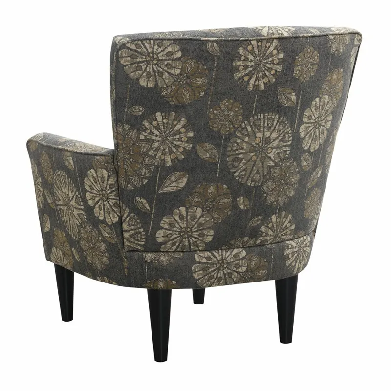 Flower Power Accent Chair - Grey Multi
