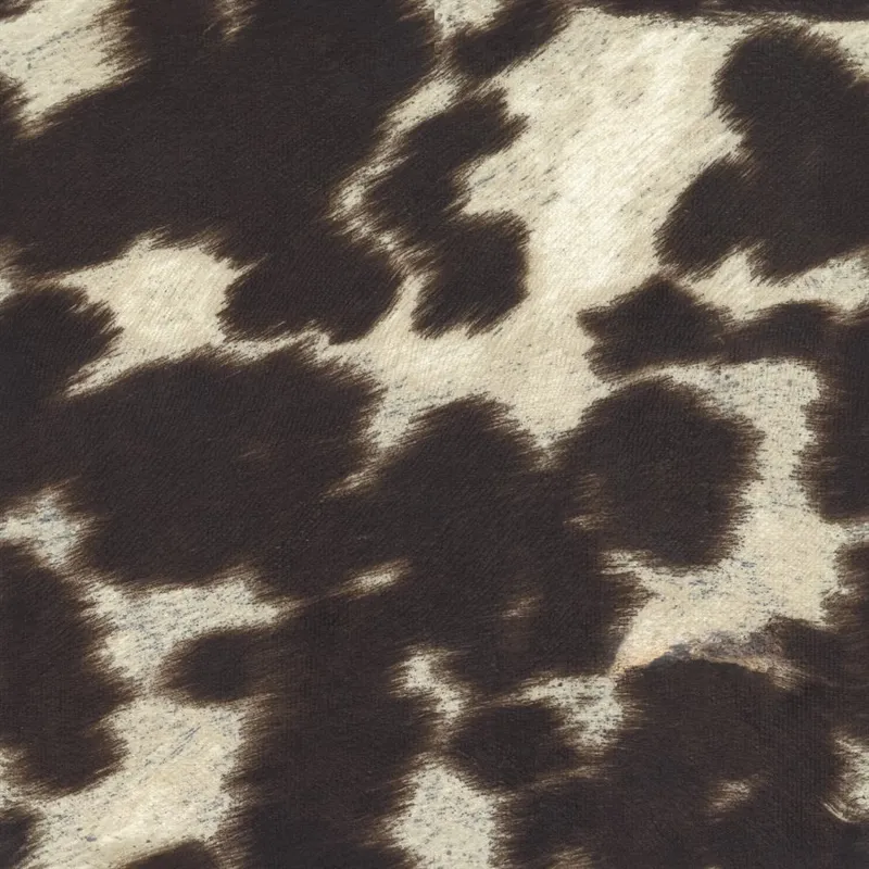 Accent Chair - Brown / Cow Print