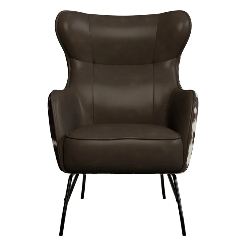 Accent Chair - Brown / Cow Print