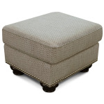 Pearson Ottoman with Nailhead Trim