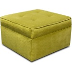 Square Storage Ottoman, Milos Raspb
