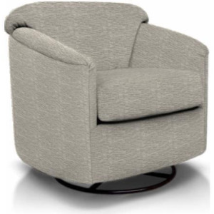 Camden Swivel Glider - Living Large White