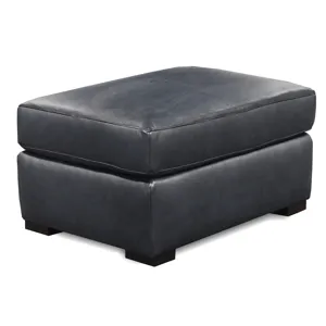 Del Mar Baylor Leather Large Ottoman