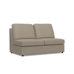 Armless Sofa, Living Large Charcoal