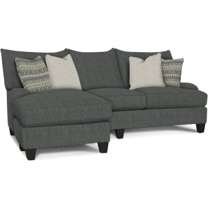 Catalina Sofa with Floating Ottoman Chaise