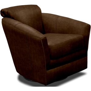 Lyra Leather Swivel Glider