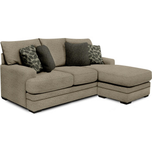 Luca Sofa with Floating Ottoman Chaise