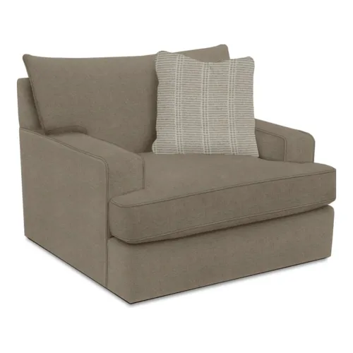 Anderson Swivel Chair - Crete Taupe