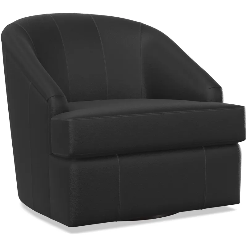 Julien Leather Swivel Chair