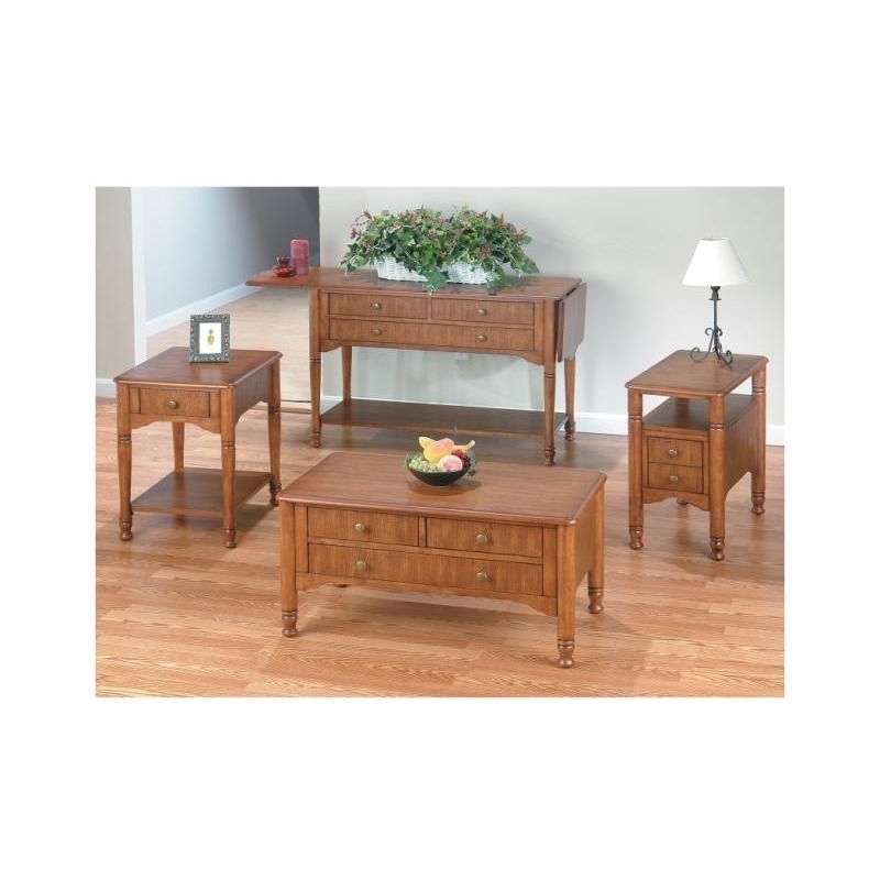 J699-4 Drop Leaf Sofa Table