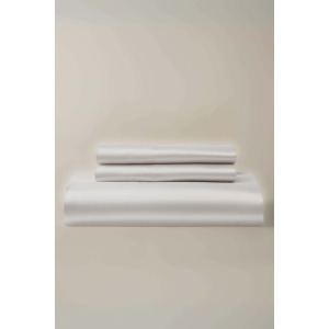 WHITE KING BAMBOO DUVET SET