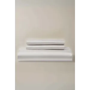 WHITE KING BAMBOO DUVET SET