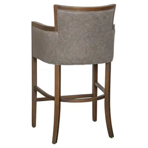 Albany Leather Bar Stool