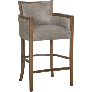 Albany Leather Bar Stool