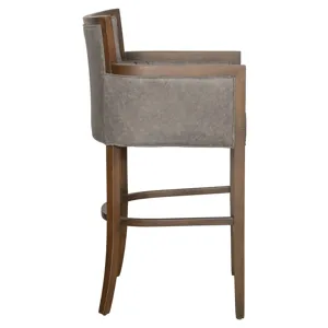 Albany Leather Bar Stool