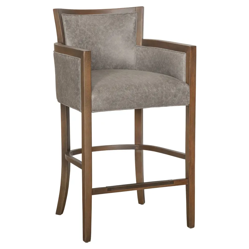 Albany Leather Bar Stool
